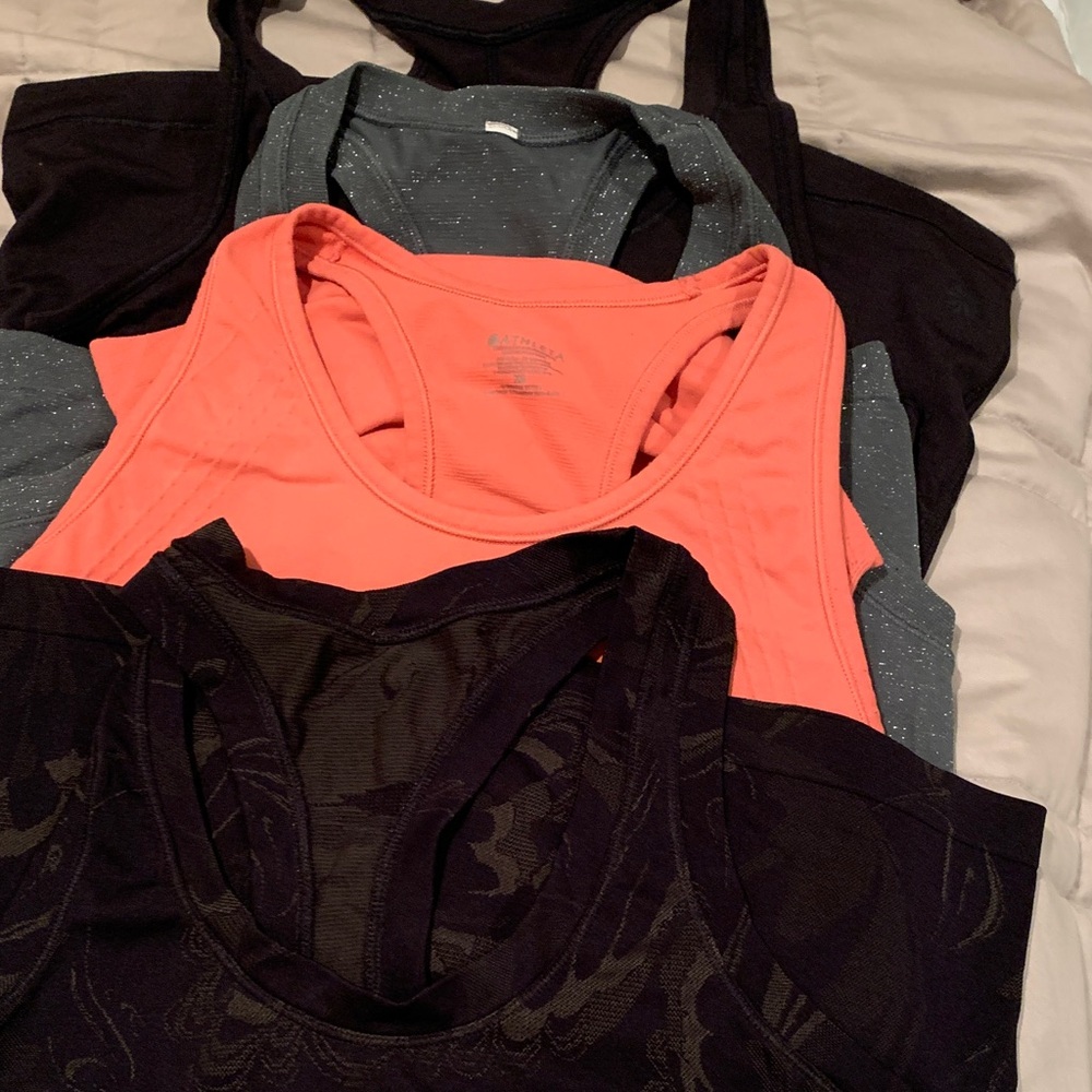 Athleta Women's Tank Tops - Black, Gray, Coral